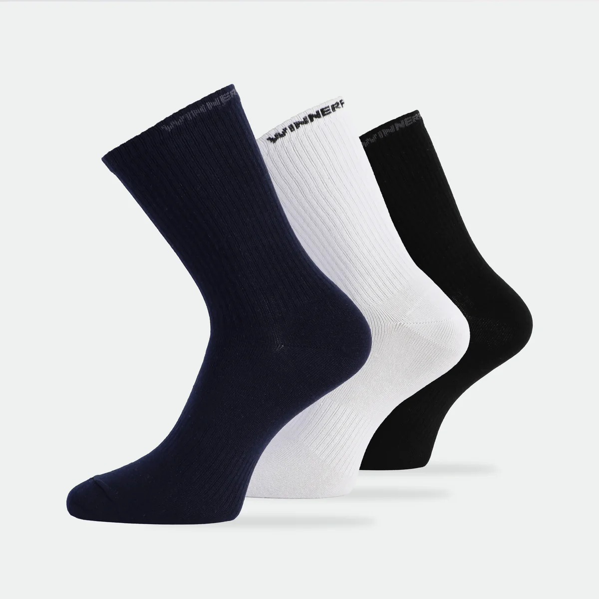 Crew Ribbed Socks 3 Pairs