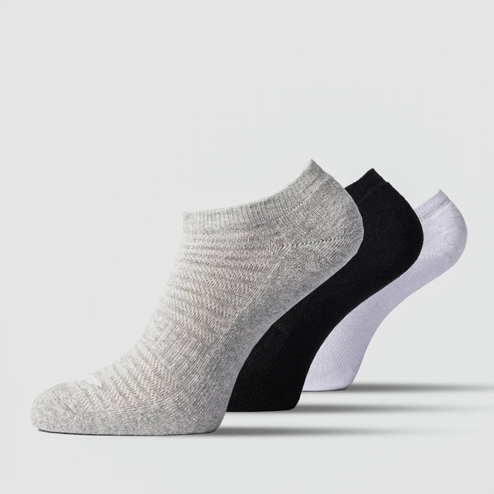 Essential Half Cushioned Ankle Socks 3 Pairs